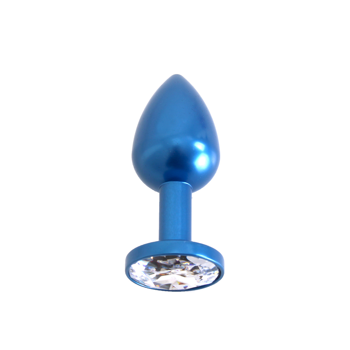 Aluminium-Buttplug-Blue-with-Clear-Gem-OPR-2820034-1