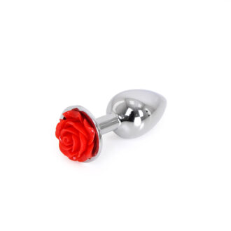 Aluminium Buttplug Red Rose koop je bij Speelgoed voor Volwassenen