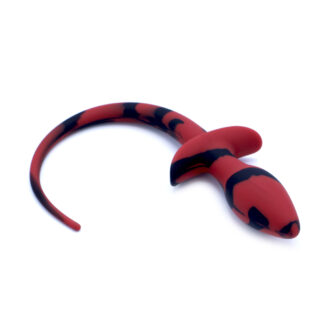 Anal Plug Dog Tail Black/Red koop je bij Speelgoed voor Volwassenen