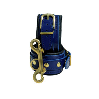 Blue Leather Handcuff koop je bij Speelgoed voor Volwassenen