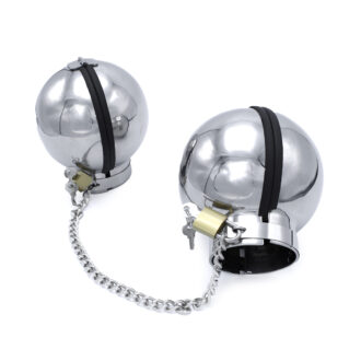 Closed Handcuff Stainless Steel Globes koop je bij Speelgoed voor Volwassenen