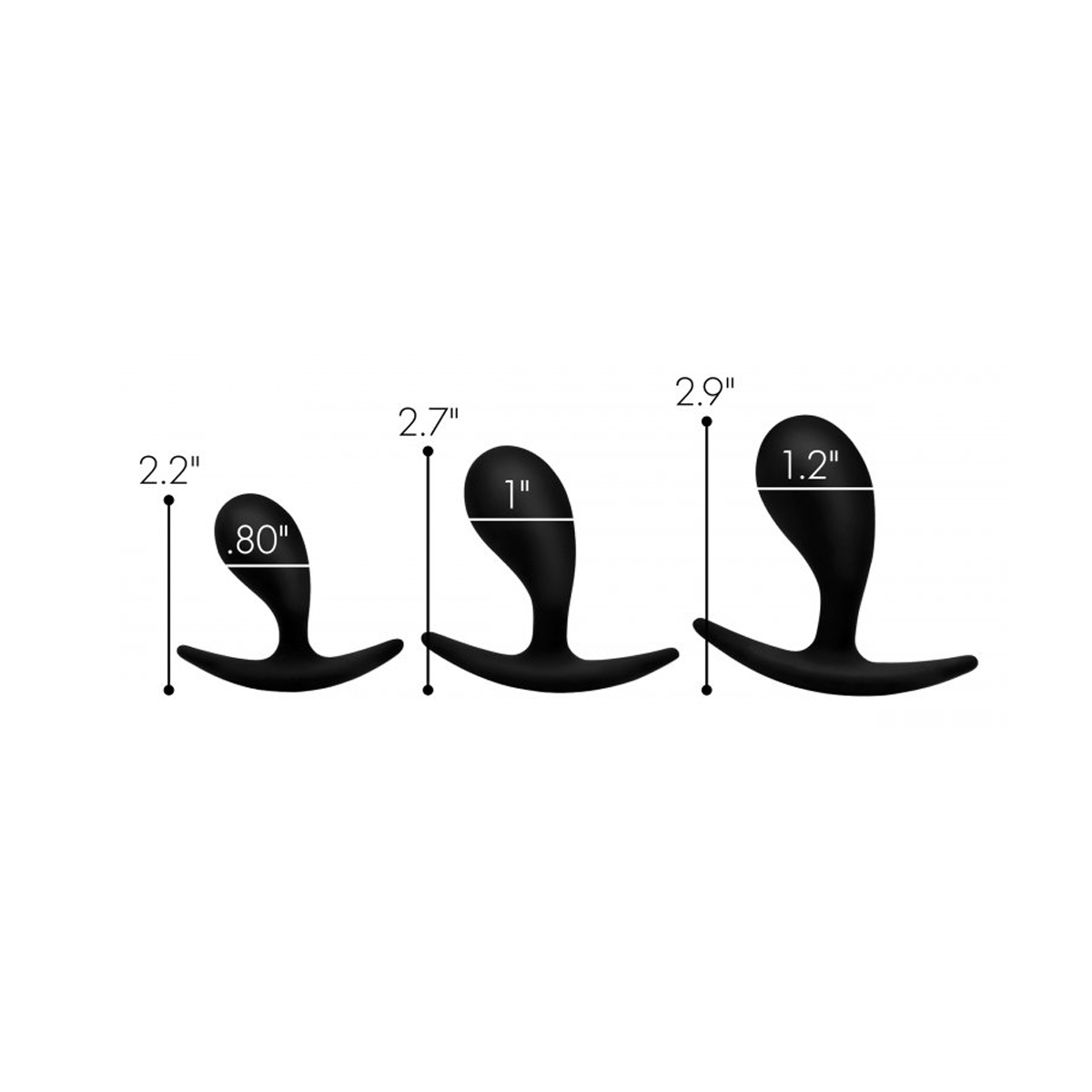 Dark-Droplets-3-Piece-Curved-Silicone-Anal-Trainer-Set-118-XR-AG377-2