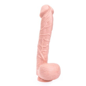 Dinoo King-Size Cock - Curved Flesh koop je bij Speelgoed voor Volwassenen