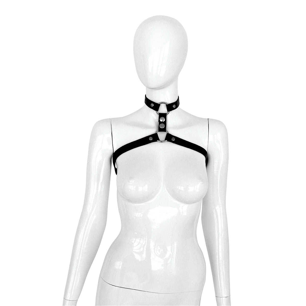 Female-Leather-Collar-and-Chests-Strap-134-KIO-0352-1
