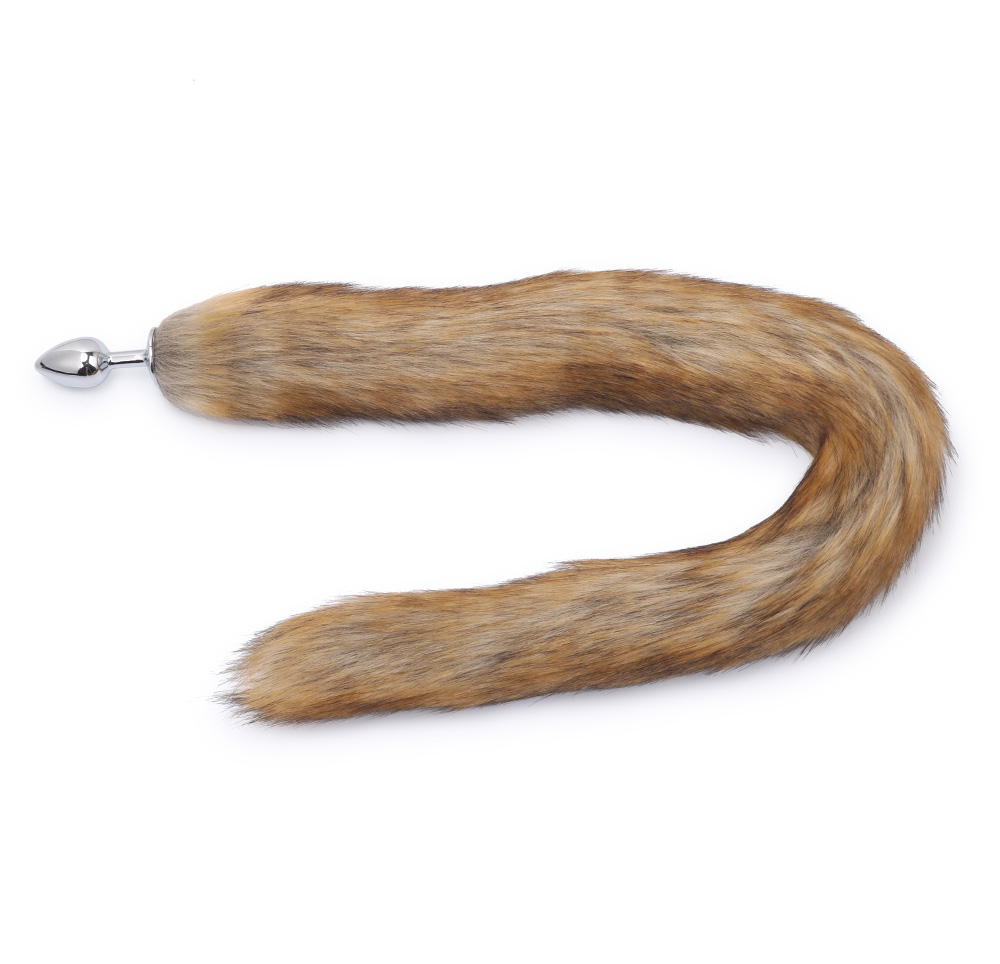 Fox Tail Plug Brown Long