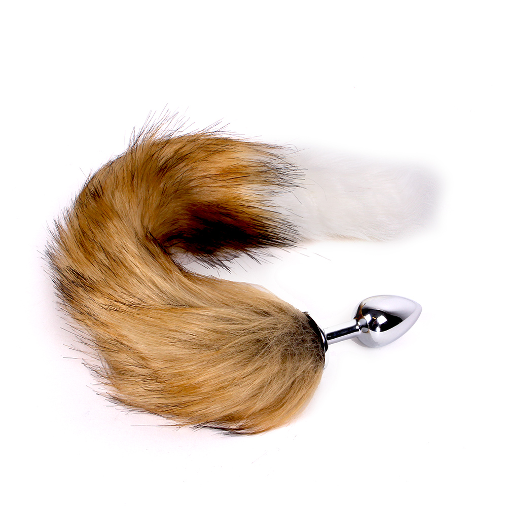 Fox-Tail-Plug-Brown-White-Short-OPR-3330026-4