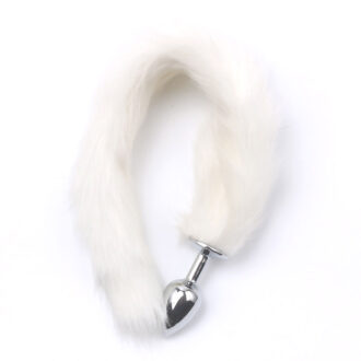 Fox Tail Plug White - Short koop je bij Speelgoed voor Volwassenen