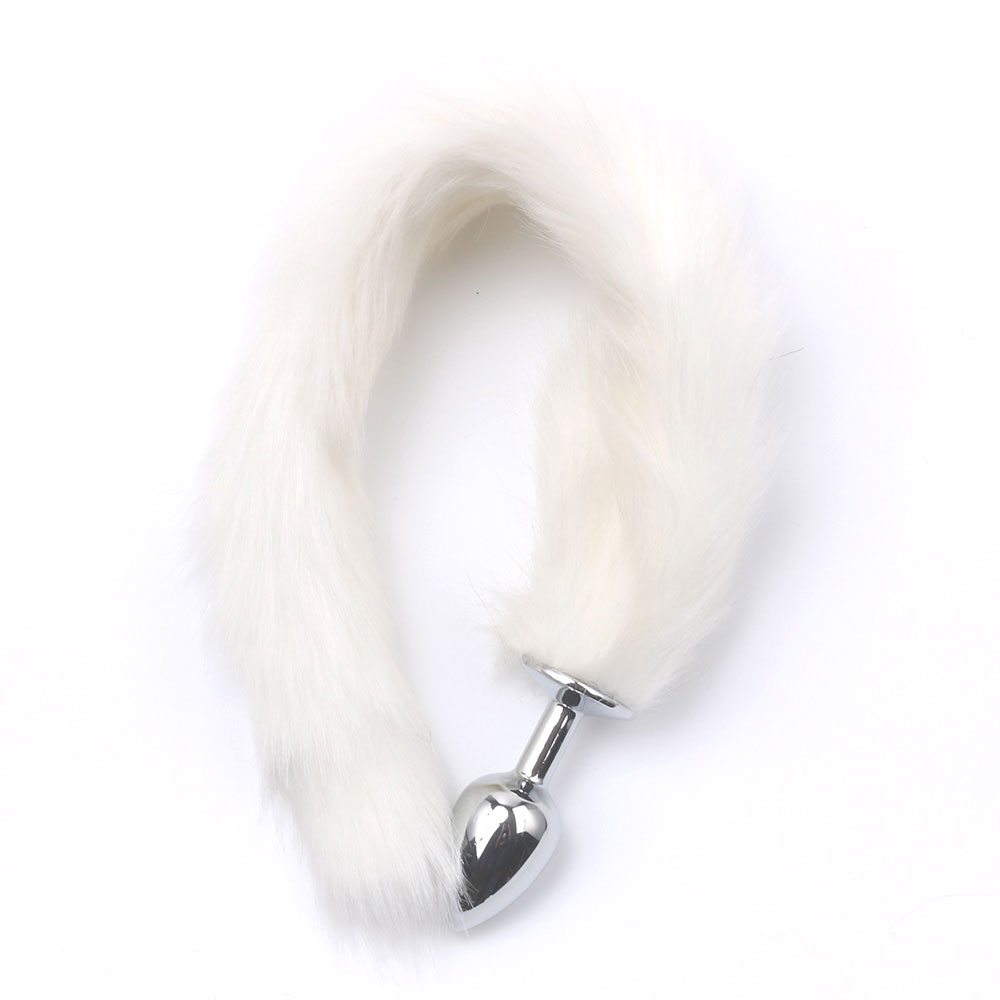 Fox Tail Plug White – Short
