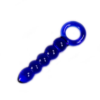 Glass Dildo Blue Balls & O-ring koop je bij Speelgoed voor Volwassenen