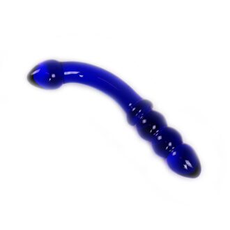 Glass Dildo Blue Curve koop je bij Speelgoed voor Volwassenen
