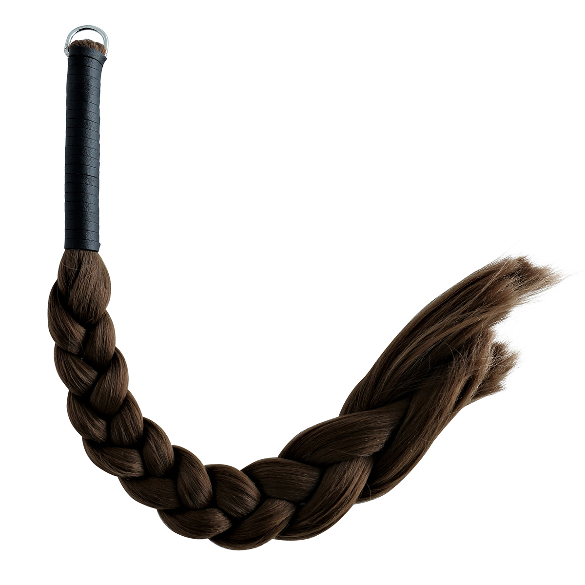 Hair Whip Brown Synthetic