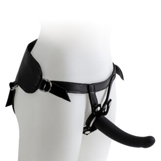 Harness with Black Dildo - Size L koop je bij Speelgoed voor Volwassenen