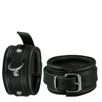 Leather Anklecuffs Black - 5 cm koop je bij Speelgoed voor Volwassenen