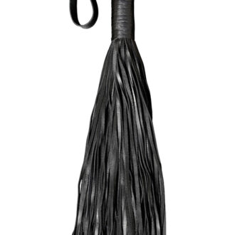 Leather Black Whip Soft - 150 Strings koop je bij Speelgoed voor Volwassenen