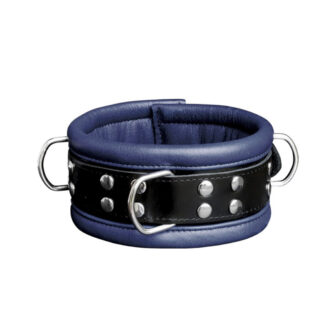 Leather Collar Blue - 6