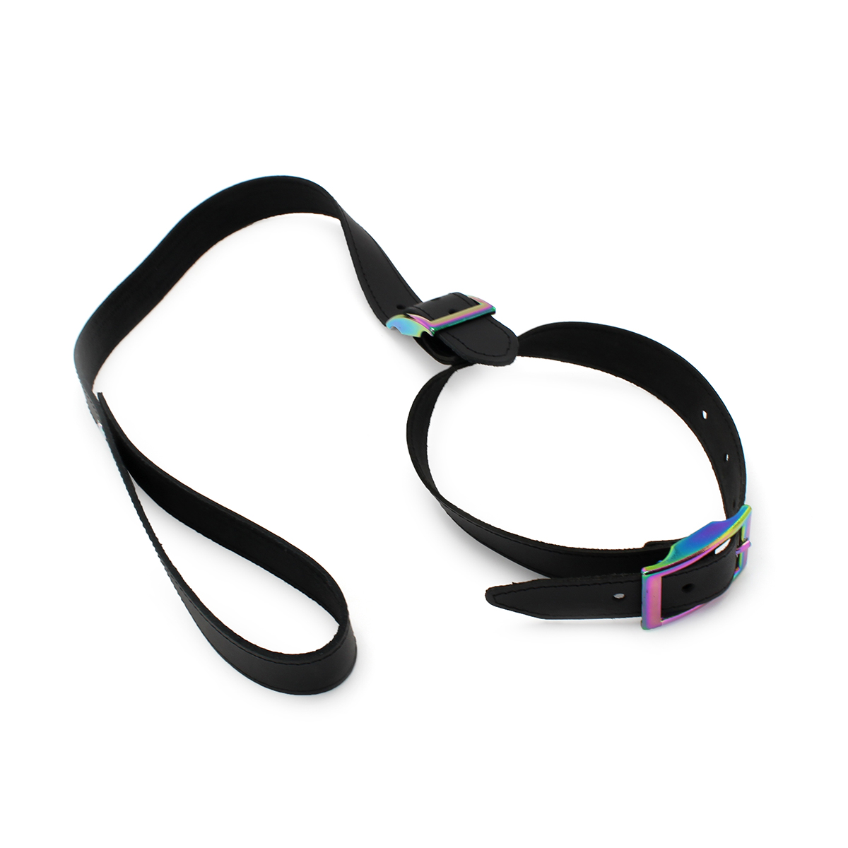 Leather-Collar-with-leash-Rainbow-134-KIO-0301-3