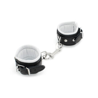 Leather Handcuffs White koop je bij Speelgoed voor Volwassenen