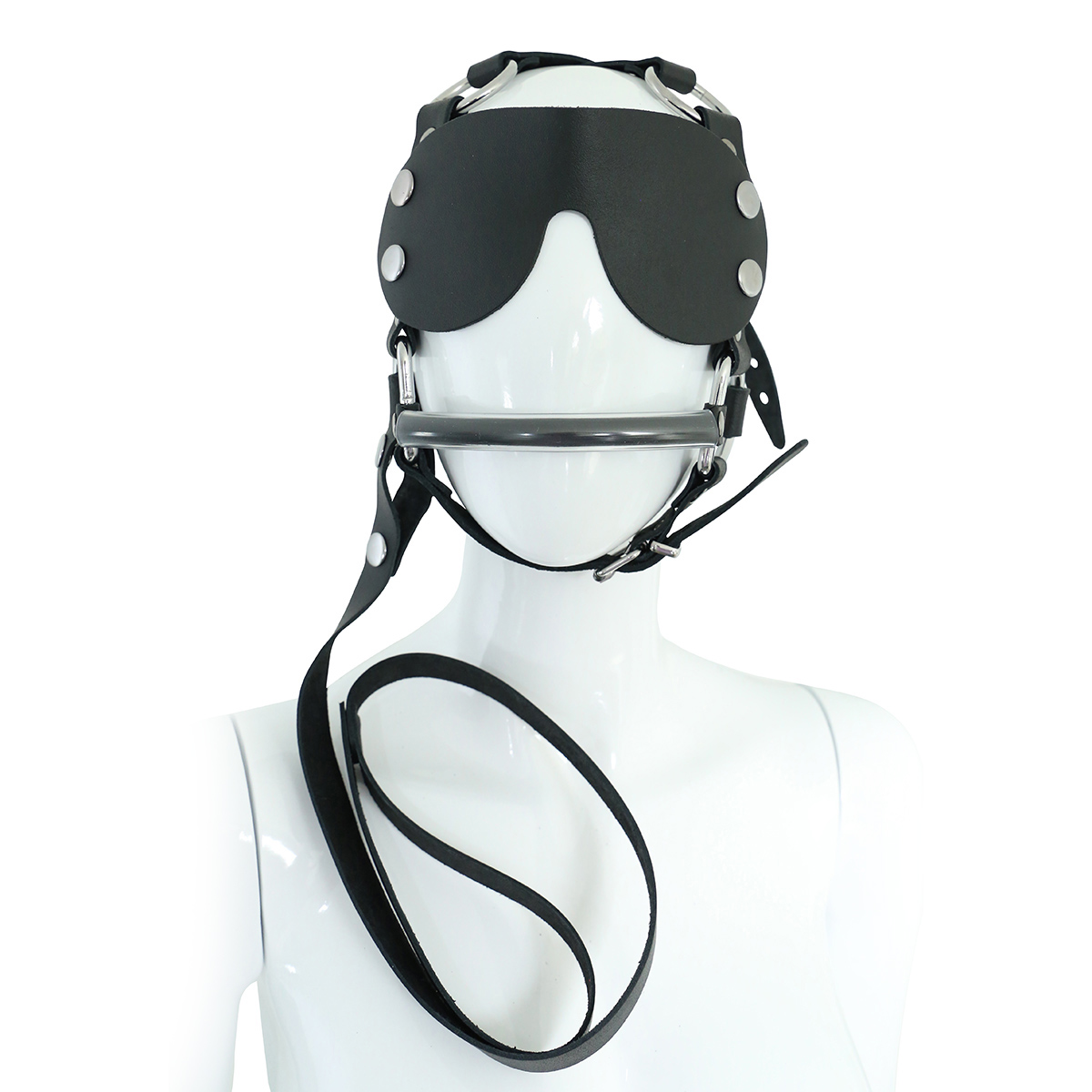 Leather-Head-Harness-with-Eye-Patch-and-Leash-134-KIO-0294-3