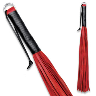 Leather Red Whip Soft - 48 Strings koop je bij Speelgoed voor Volwassenen