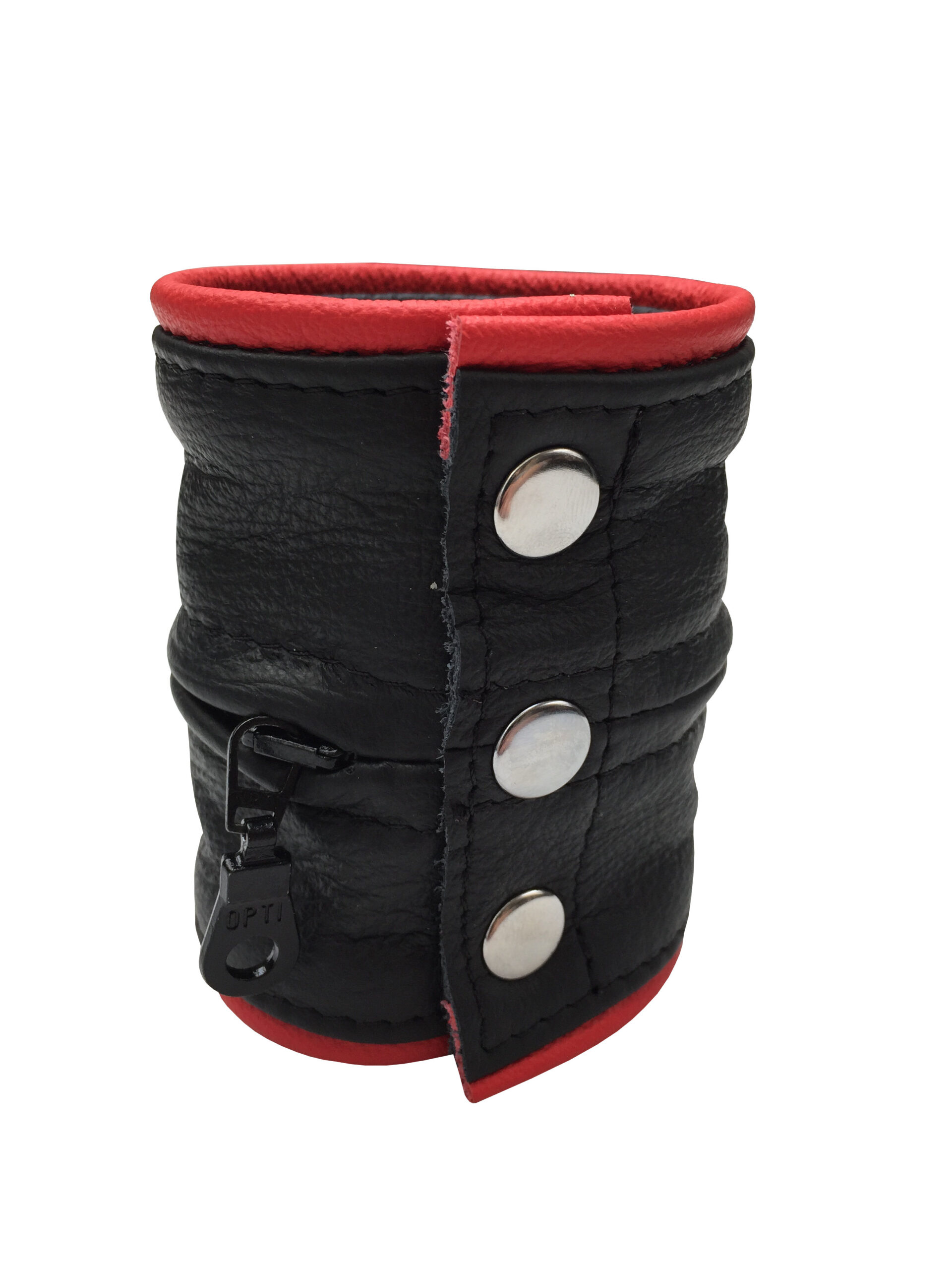 Leather-bracelet-wallet-red-134-KIO-0190-1