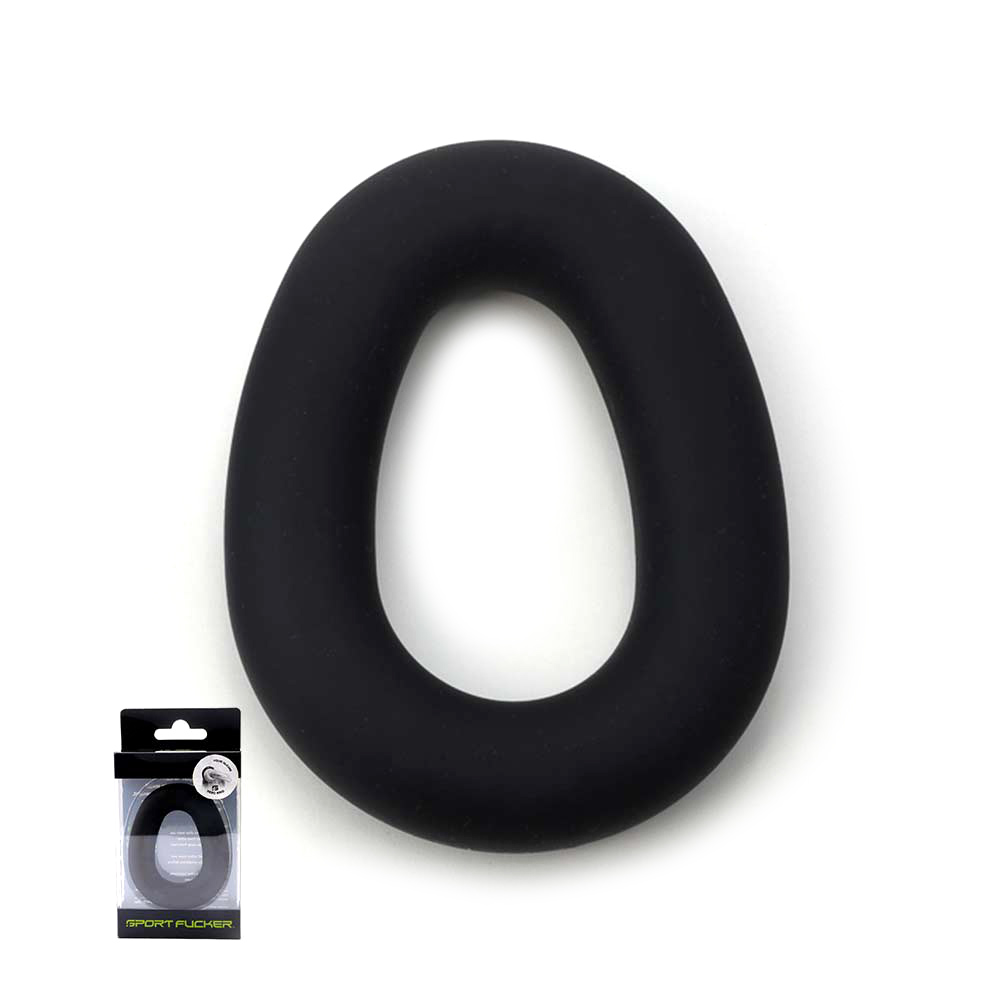 Liquid Silicone Hero Ring – Black