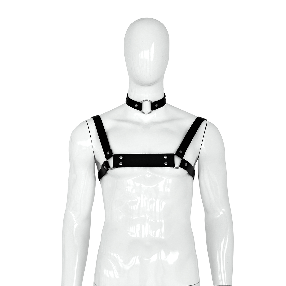 Male-Leather-Collar-and-Chests-Strap-134-KIO-0353-1