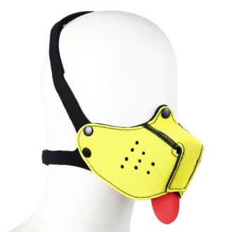 Neoprene Puppy Dog Yellow Mouth Mask koop je bij Speelgoed voor Volwassenen