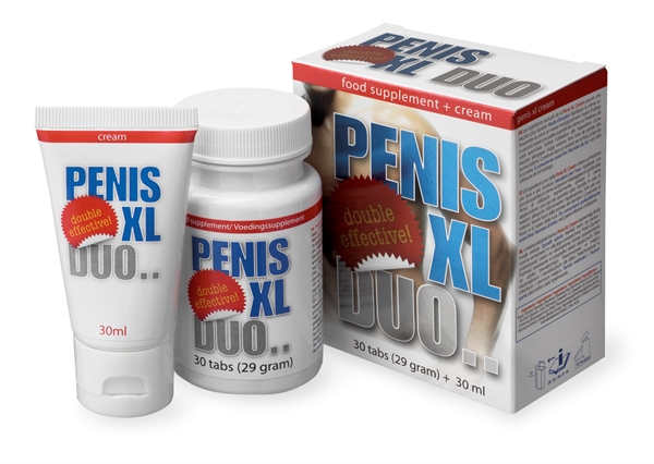 Penis XL DUO Pack (30 tabs + 30 ml) (gb/nl/fr/it/es/de/pl) koop je bij Speelgoed voor Volwassenen