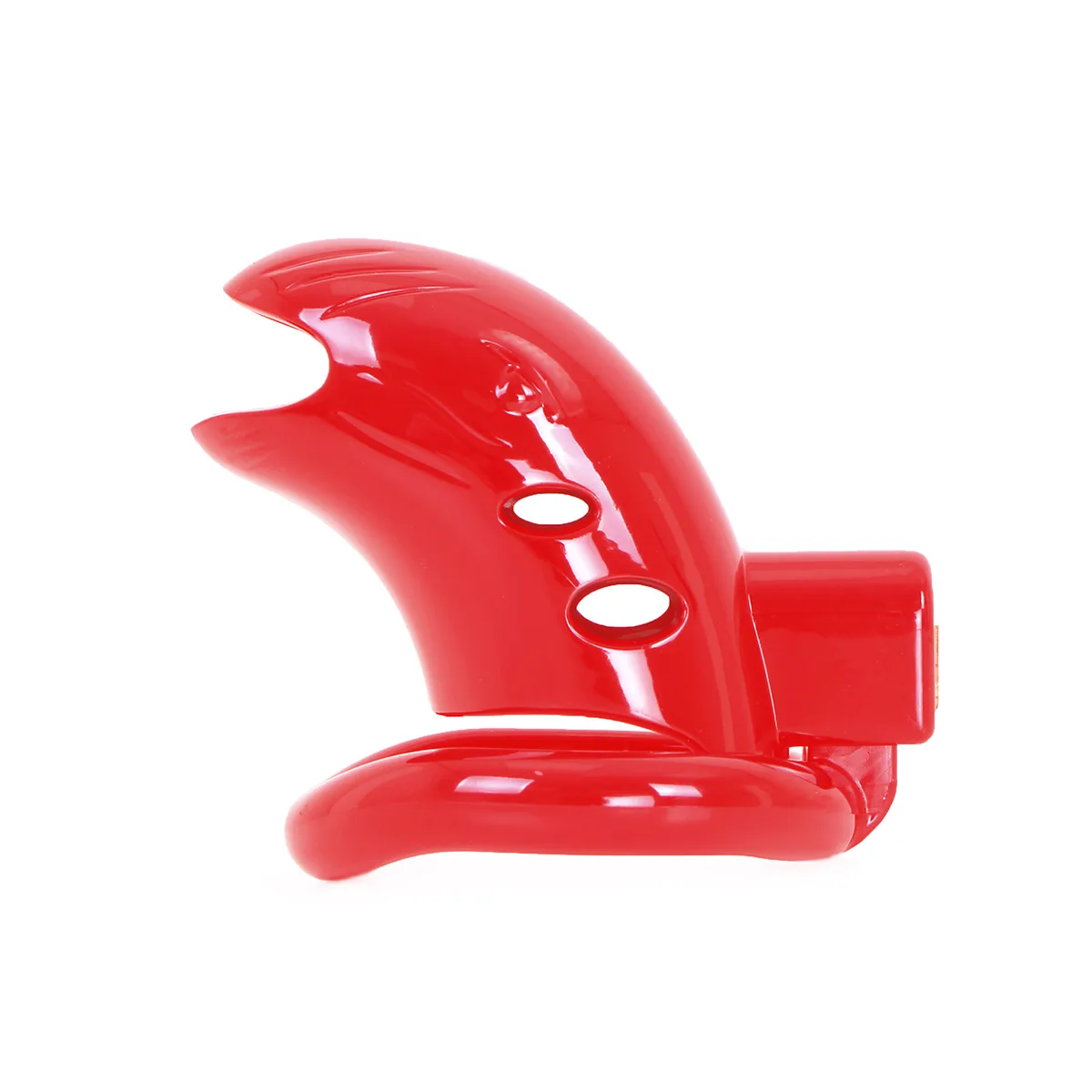 Plastic Chastity Cage Red - Speelgoed voor Volwassenen