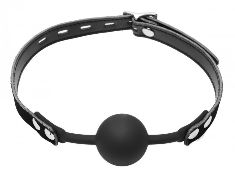 Premium Hush Locking Silicone Comfort Ball Gag koop je bij Speelgoed voor Volwassenen