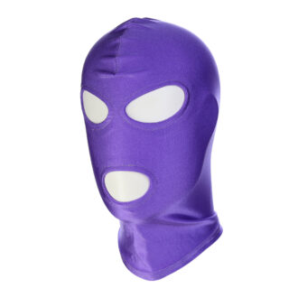 Purple BDSM Hood Classic 3 Hole koop je bij Speelgoed voor Volwassenen