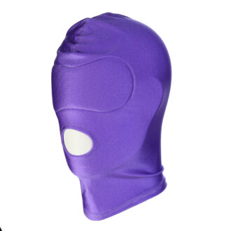 Purple BDSM Hood Mouth Only koop je bij Speelgoed voor Volwassenen