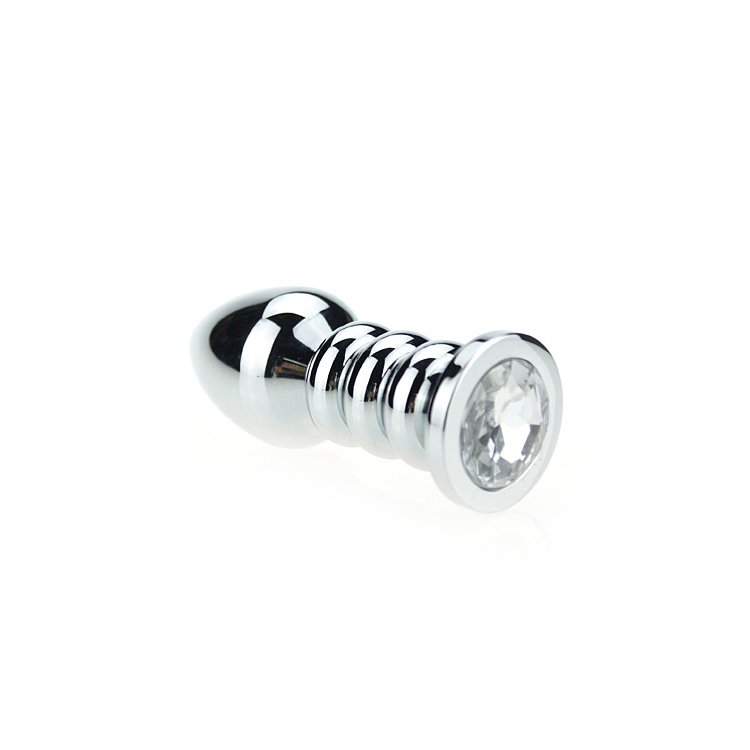 Ribbed-Buttplug-Clear-OPR-3010079-1