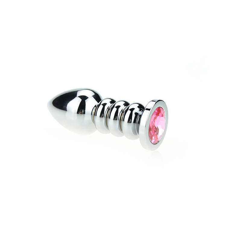 Ribbed-Buttplug-Pink-OPR-3010084-1