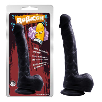 Rubicon Suction Dildo 8 Black koop je bij Speelgoed voor Volwassenen