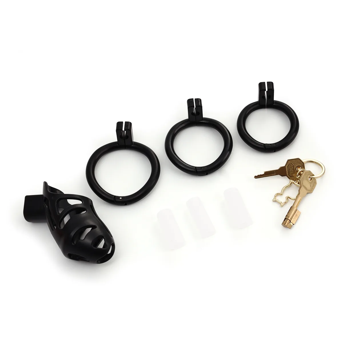 Sevanda Black Plastic Chastity Cage - Speelgoed voor Volwassenen