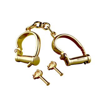 Sevanda Gold Deluxe Love-Slave Handcuffs koop je bij Speelgoed voor Volwassenen