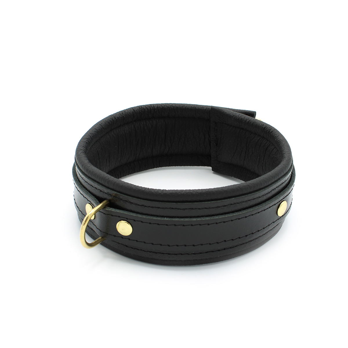 Shiny-Black-Leather-Collar-134-KIO-0325-2