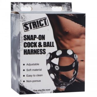 Snap-On Cock and Ball Harness koop je bij Speelgoed voor Volwassenen