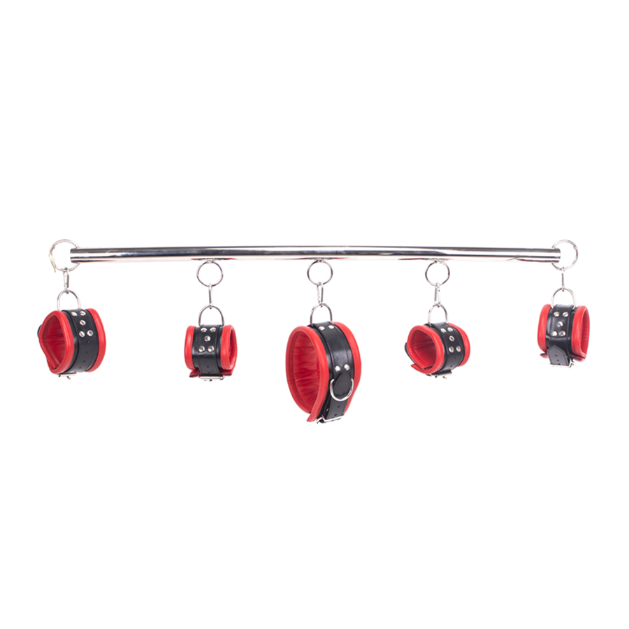 Spreader Bar deluxe set – Red Leather