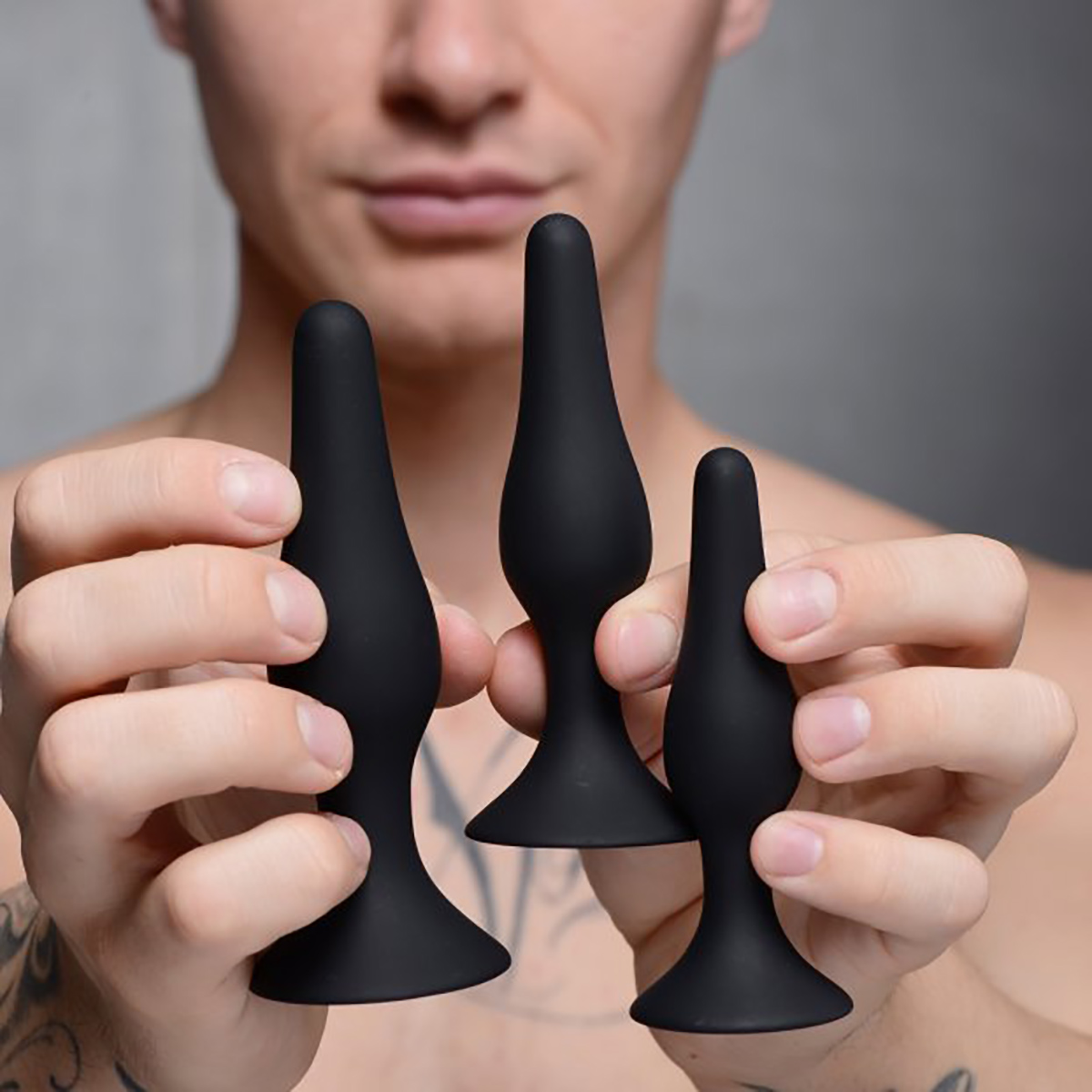 Triple-Spire-Tapered-Silicone-Anal-Trainer-Set-118-XR-AG376-3