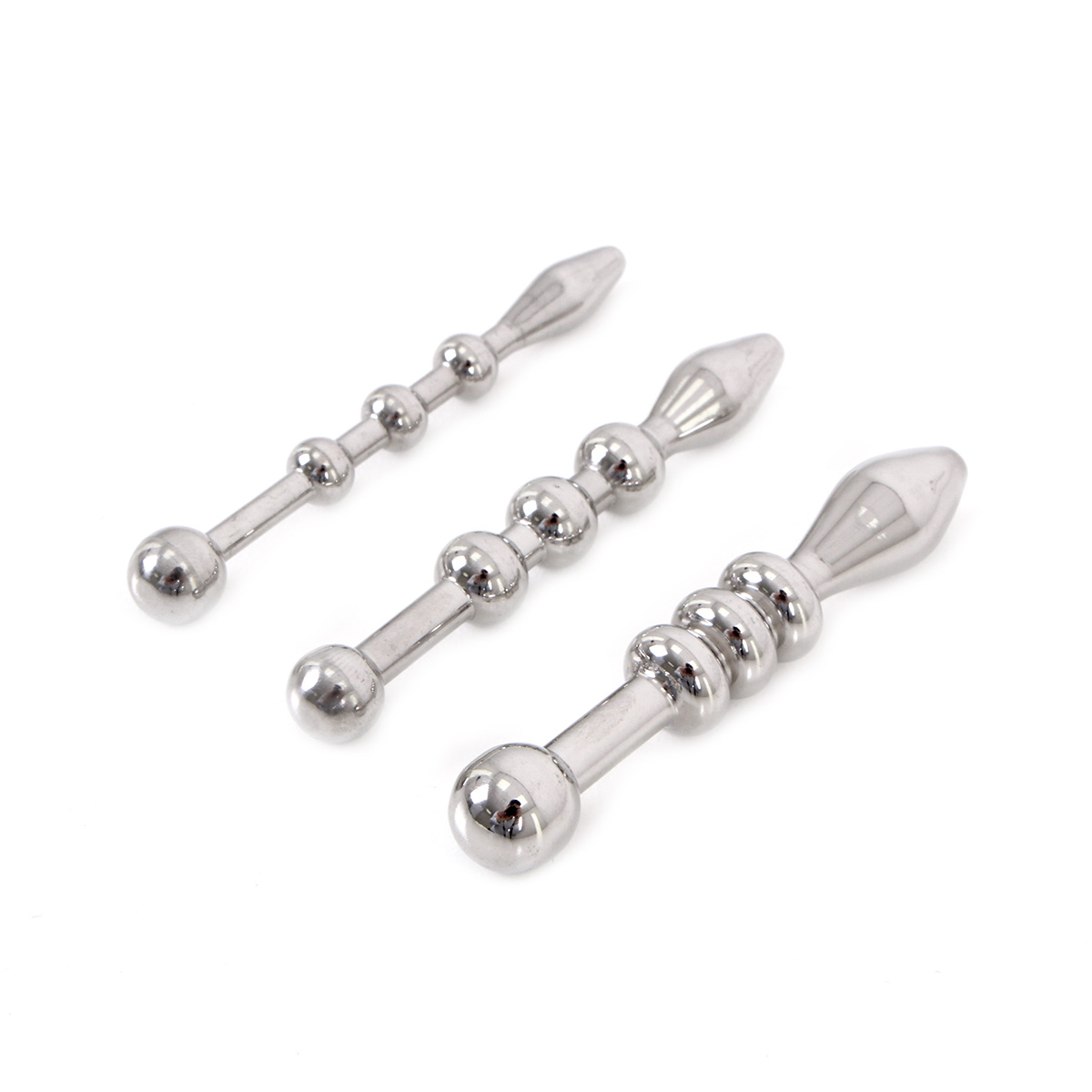 Urethral Trainer Kit 3 Solid Beads Penisplugs