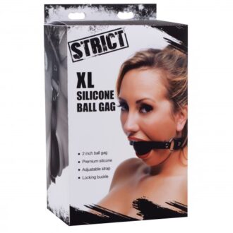 XL 2 Inch Silicone Ball Gag koop je bij Speelgoed voor Volwassenen