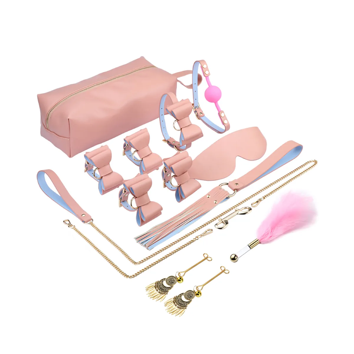 BDSM Bowties 10 Item Kit – Pink