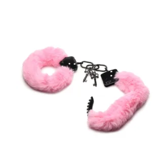 Cuffed In Fur Furry Handcuffs - Pink koop je bij Speelgoed voor Volwassenen