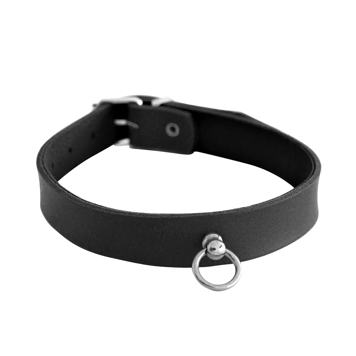 Leather-Collar-Mini-O-Ring-Black-134-KIO-0364-3