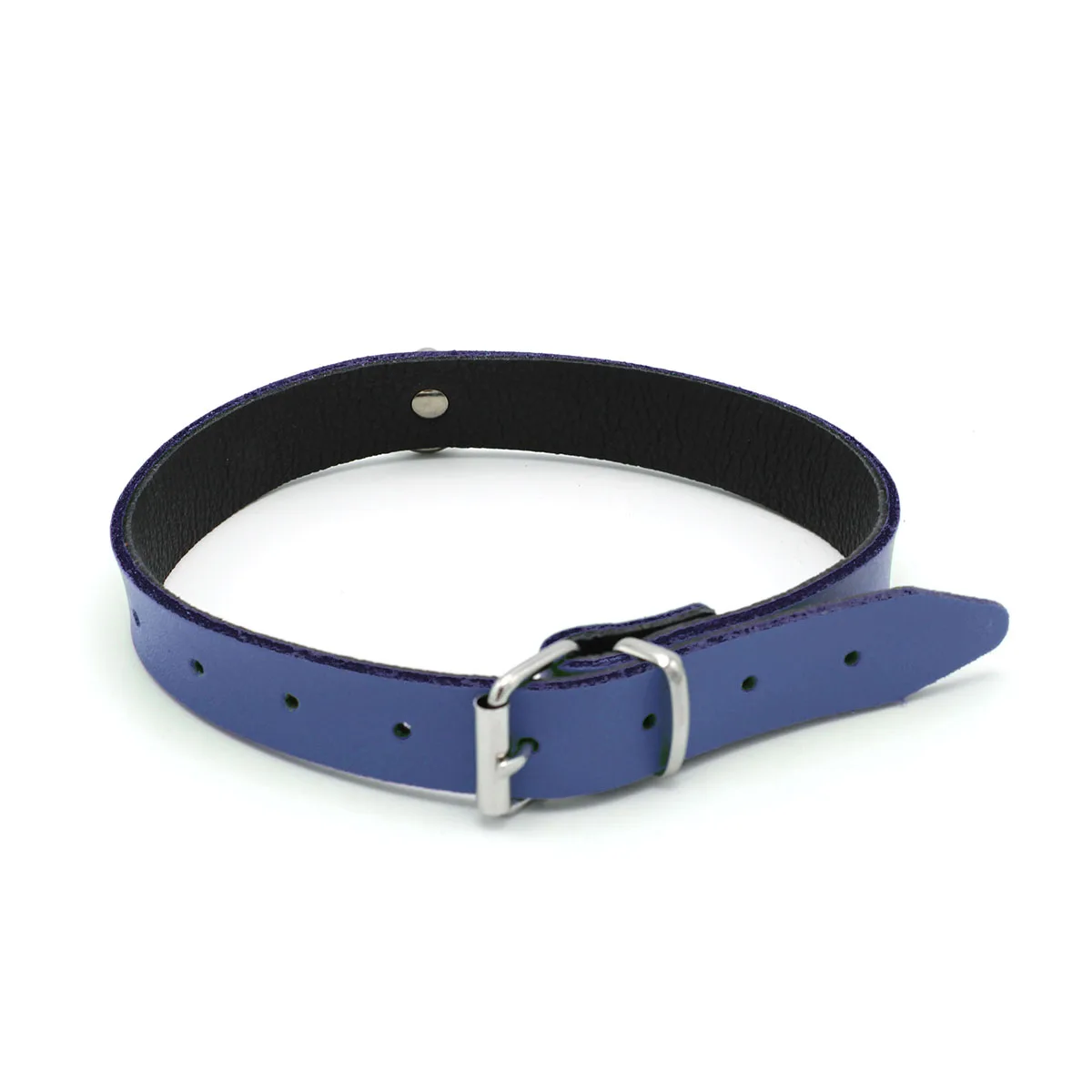 Leather-Collar-Mini-O-Ring-Blue-134-KIO-0360-1