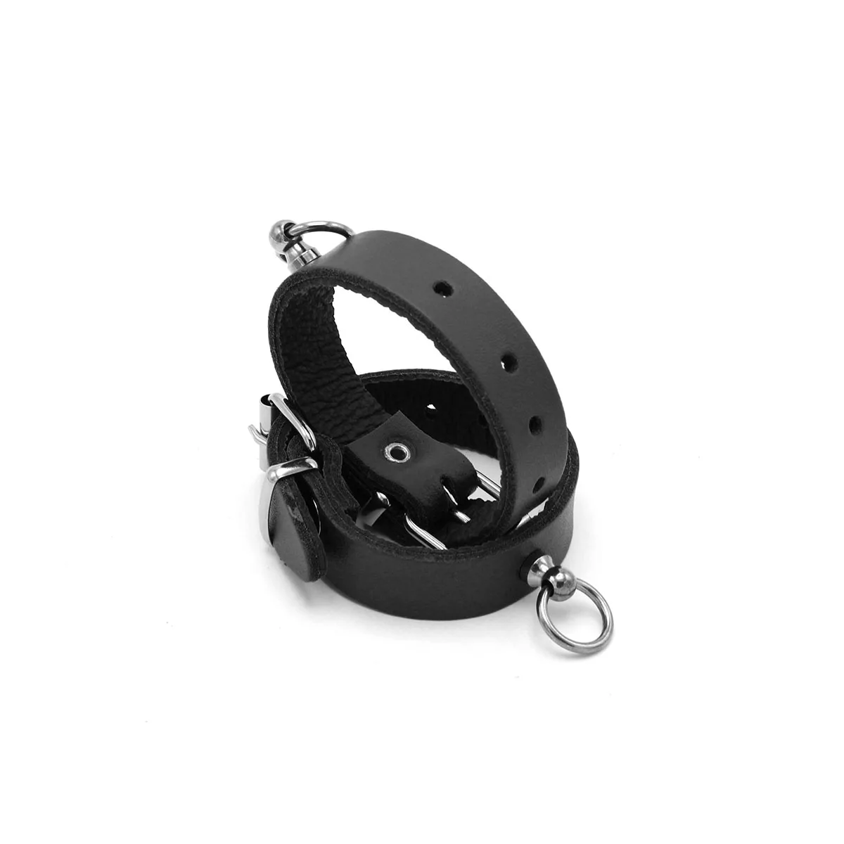 Leather-Handcuffs-Mini-O-Ring-Black-134-KIO-0369-2