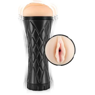 Real Cup Vibrating Masturbator Vagina koop je bij Speelgoed voor Volwassenen