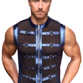 NEK Metallic Blauw Shirt Corne van , GTIN: 